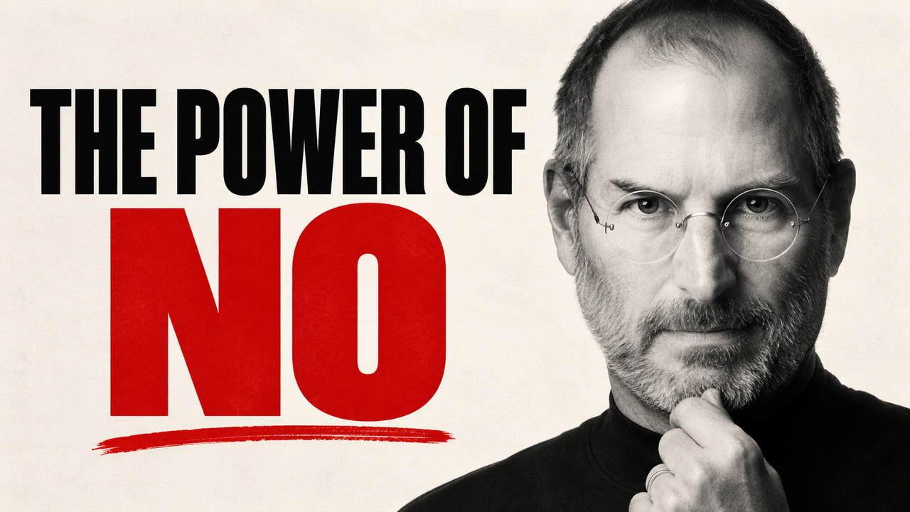 The Power of No — thumbnail design