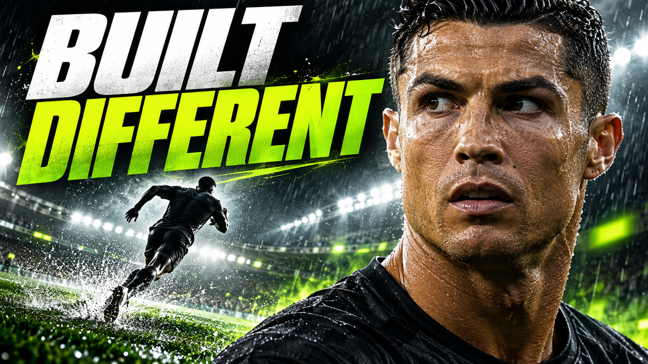 Built Different — thumbnail design
